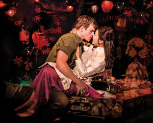 MISS SAIGON. Ashley Gilmour 'Chris' and Sooha Kim 'Kim'. Photo Johan Persson